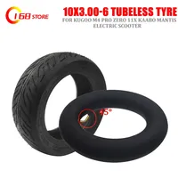 10 Inch Electric Scooter Tubeless Tire 10x3.00-6 for Janobike Kaabo Zero 11x Wear Resistant CST 10x3.0 Vacuum