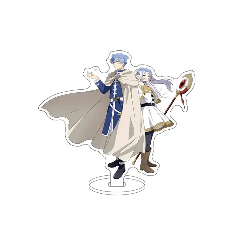 Soporte acrílico de 16 cm con diseño de anime, Frieren: Más allá del final del viaje, Himmel Heiter, Frieren, Fern Stark, figura decorativa, regalos de Halloween.