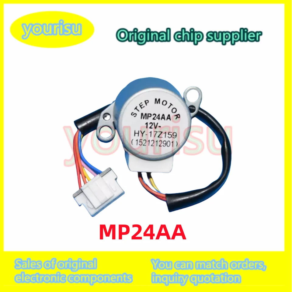 Mp24aa 1521212901 aplicável ao ar condicionado gree pendurado lâmina de ar motor síncrono 12v guia de ar acessórios do motor de passo
