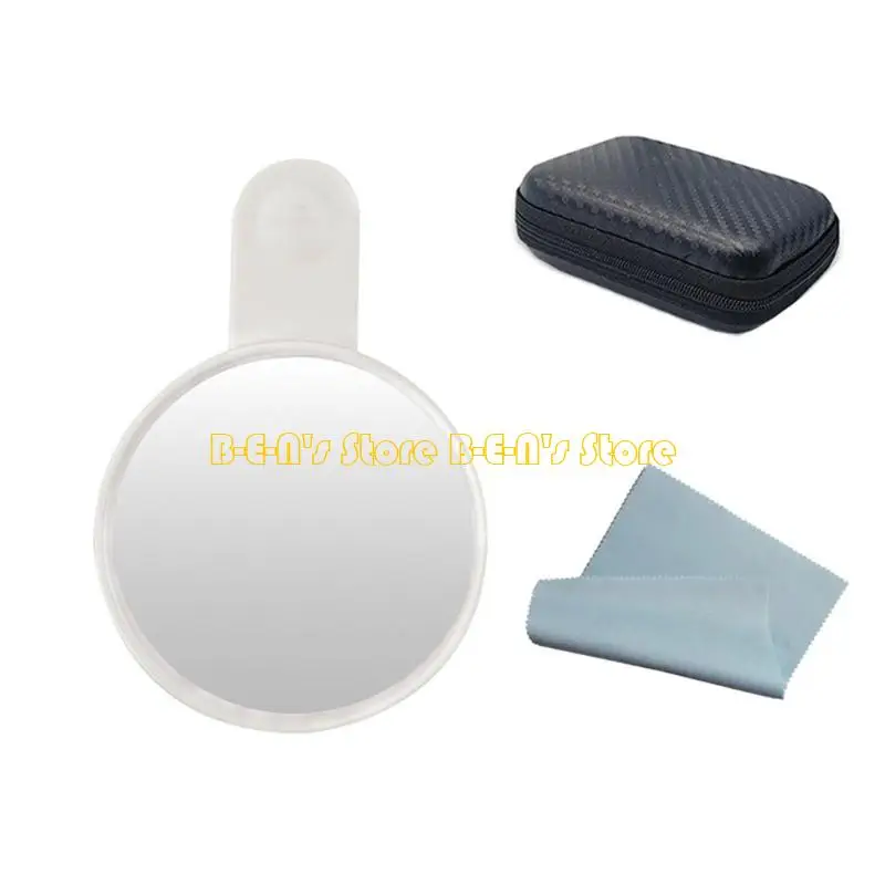 Y1AD Phone Selfie Mirror Back Camera Phone Mirror Portable Rear Mirror Clip Mirror