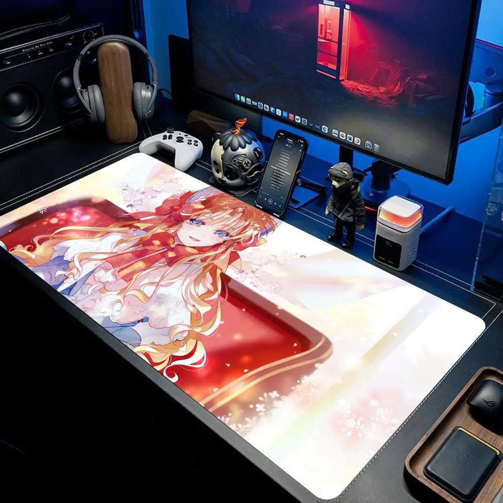 

Anime Who Made Me A Princess Mouse Pad Large Keyboard Mouse Desk Pad Non-slip Rubber Gaming Mouse Pad Laptop Mouse Carpet