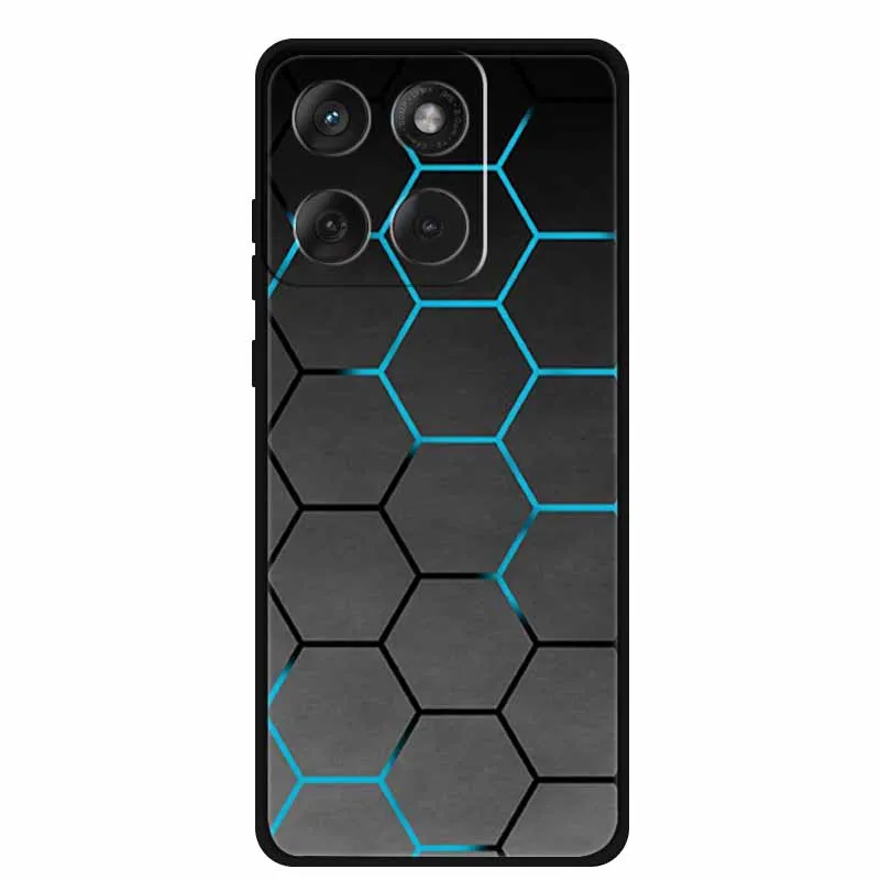 حافظة لهاتف موتورولا إيدج 60 60s 5G 60 برو غطاء هاتف أسود من السيليكون حافظات هاتف ناعمة لهاتف موتو إيدج 60 فيوجن شيلد كوكيه فوندا #2