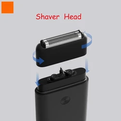 Mijia Electric Shaver Head For mijia Electric Shaver Double Cutter Razor Parts Replacement Shaving Reciprocating Cutter Head