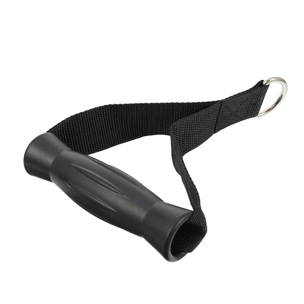 1 قطعة مقبض اللياقة البدنية قوي دائم تصميم مريح لعصابات المقاومة ثلاثية الرؤوس تجريب معدات الصالة الرياضية المنزلية ممارسة البلاستيك #5