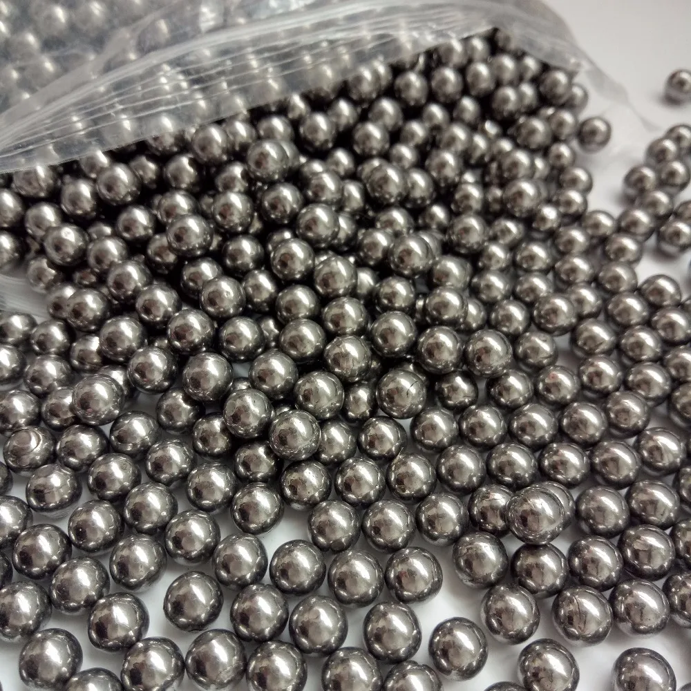 Lote de bolas de acero inoxidable para tirachinas de caza, lote de 500 unidades de 4mm-8mm para disparar pinball