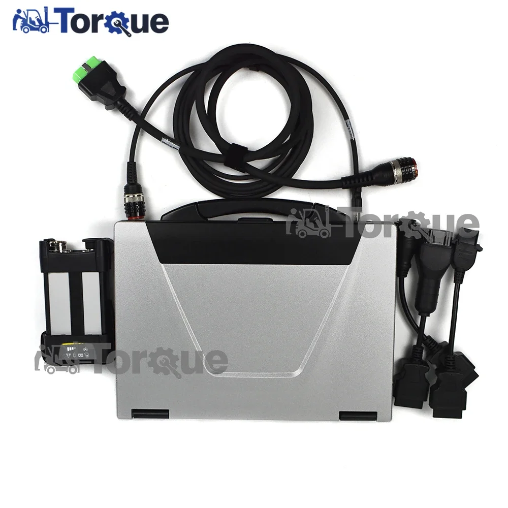 for Vocom2 VOCOM 2 88894000 VOCOM II Heavy Duty Truck Diagnostic Tool with CF19 laptop PTT V2.8