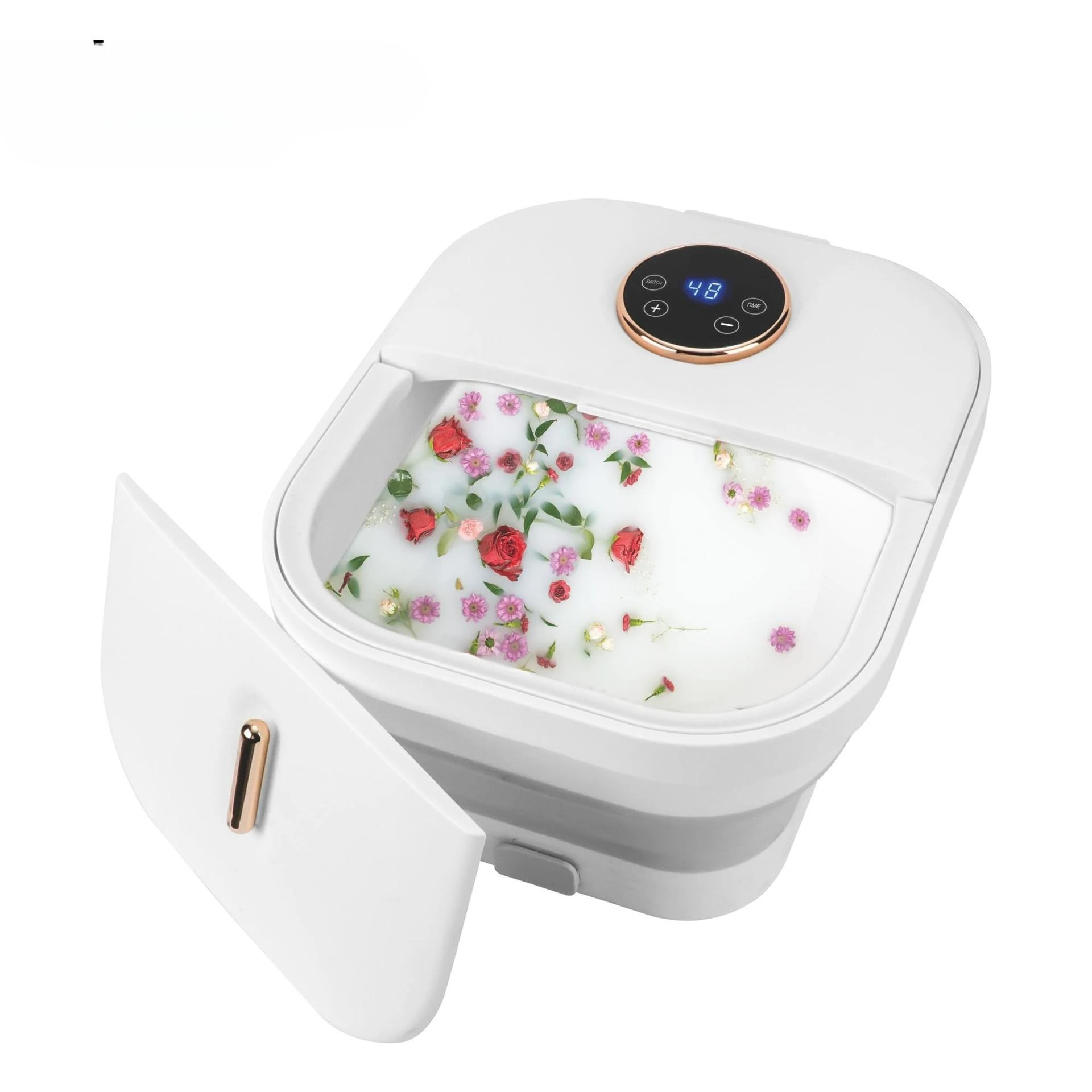 

Foot soaking bucket Household heating constant temperature sterilization Footbath Automatic massage foot wash basin KD9001