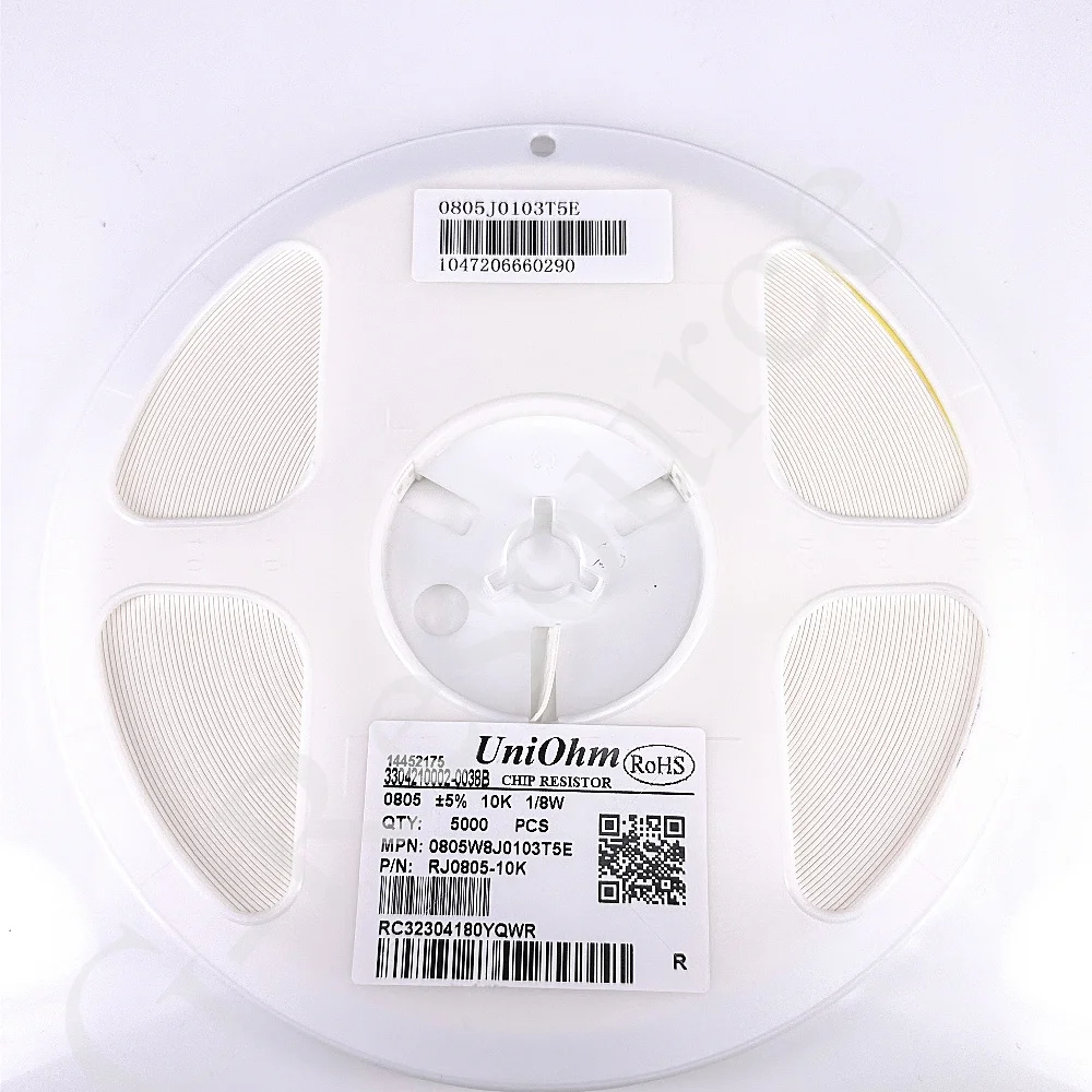 (100 pz) resistenza Patch 0805 10KΩ 5% 1/8W