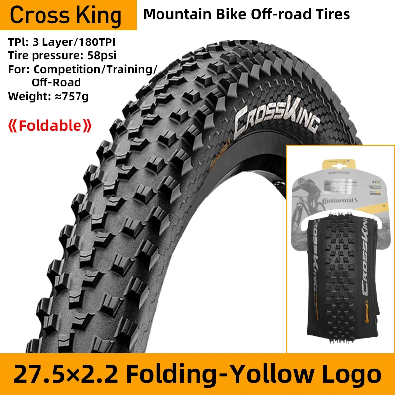 Continental CrossKing MTB/Mountain Bike Tire 27.5/29 x 2.3