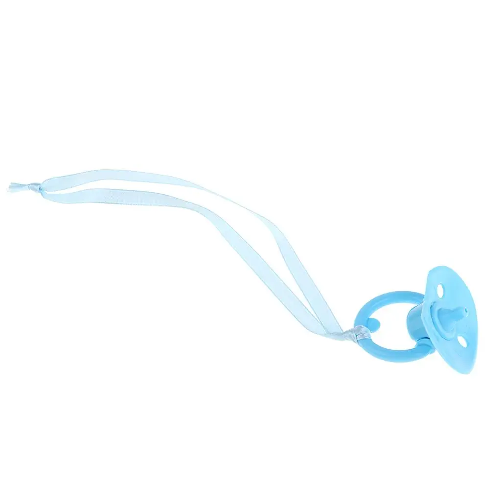 

Infant Baby Doll Plastic Pacifier for Doll Nursery Room Accs Blue