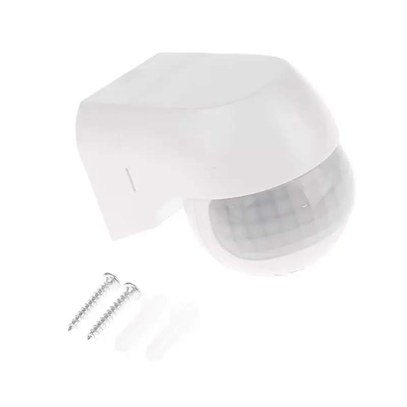 

N82R PIR Detectors Outdoor Infrared Long Motion AC100V- 240V Wall Switch PIR Detectors White