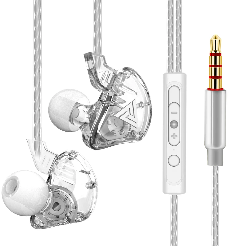 QKZ CK5 Wired Earphone Sport Earbuds In Ear Stereo Monitor Headset Music Phone Running DJ Bass HiFi Headphones With Microphone