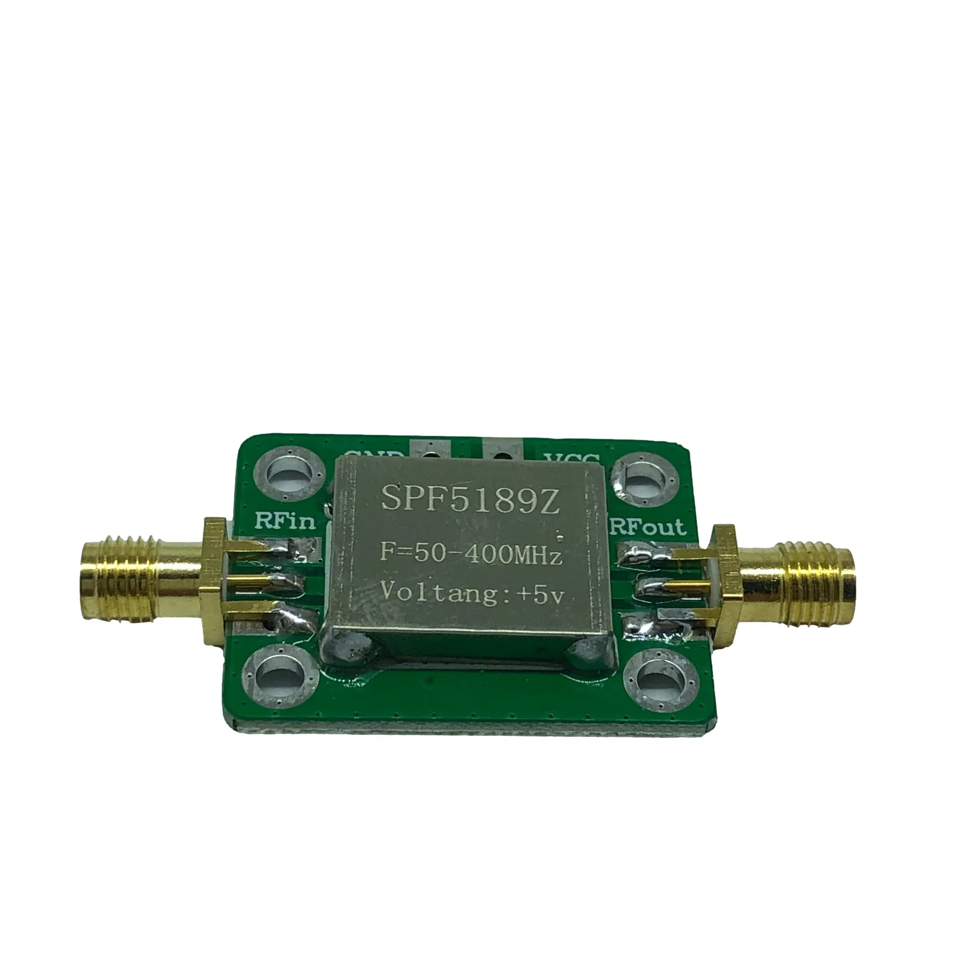 مضخم صوت منخفض الترددات اللاسلكية مع غلاف واقي ، مستقبل إشارة ، SPF5189Z ، RF ، LNA 50-MHz ، NF 0.6dB ، SPF5189