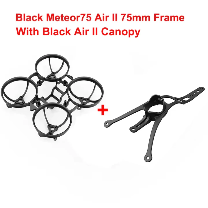 BetaFPV Air75 II Black frame + canopy set