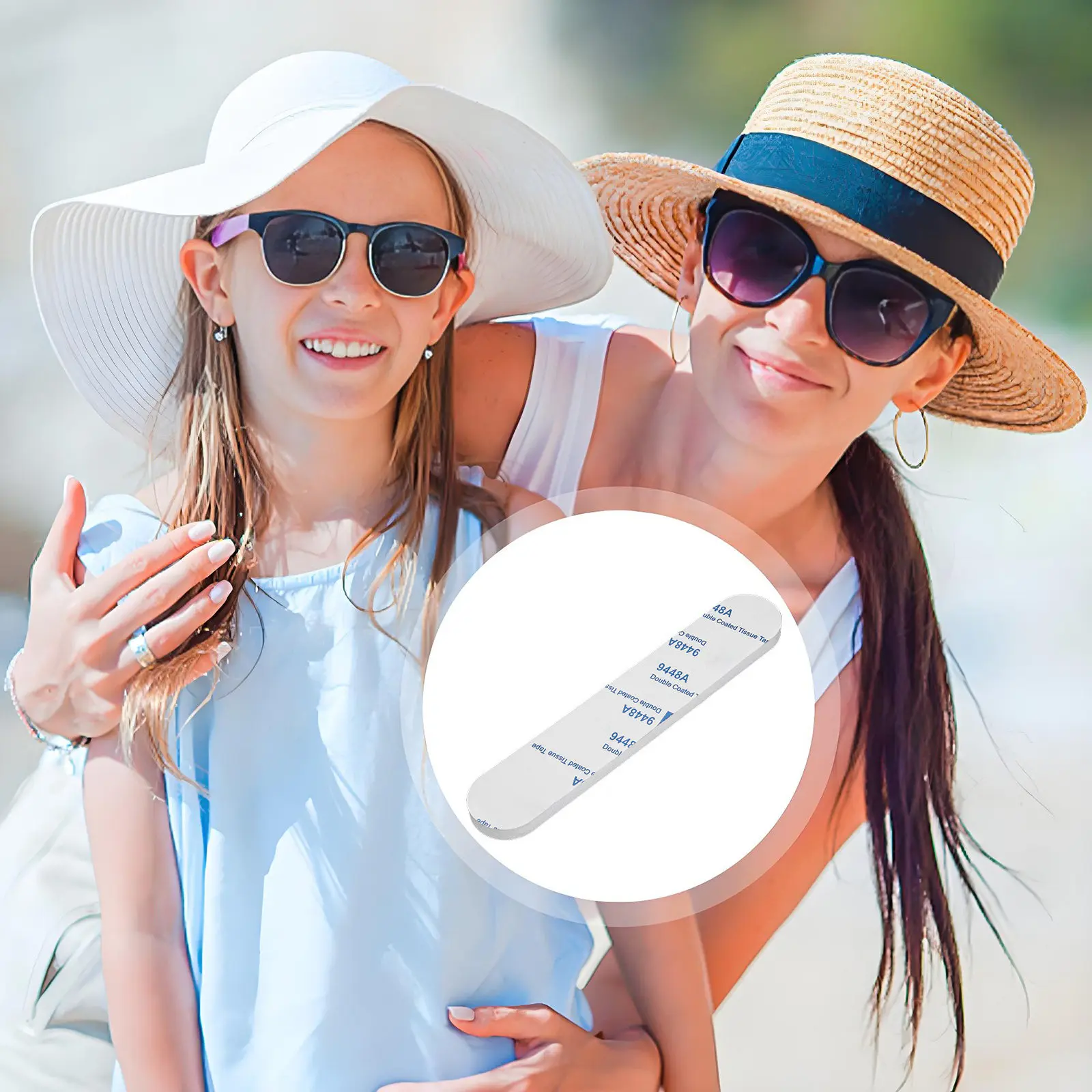 30Pcs Cap Sweat Liner Pad Premium Eva Foam Hat Size Reducer Tape Adhesive Sweat Absorber for Men Women Fedora Newsboy Hats