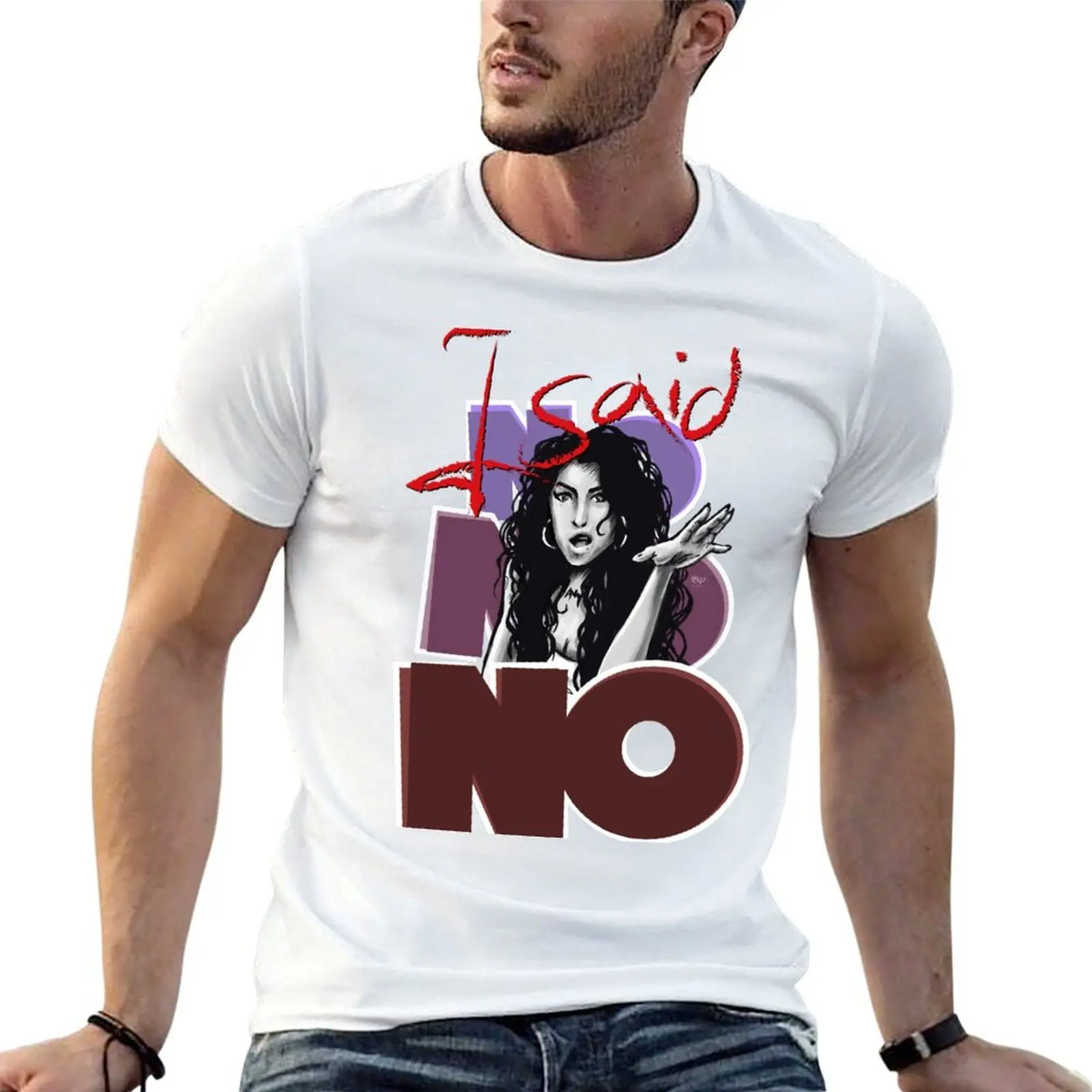

NO!! NO, t designer shirts T-Shirt shirts cotton for man NO, man t t shirts for men I said
