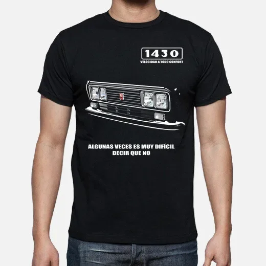 

Spain Auto Car S E A T 1430 Automobile Front Face T-Shirt 100% Cotton O-Neck Summer Short Sleeve Casual Mens T-shirt Size S-3XL