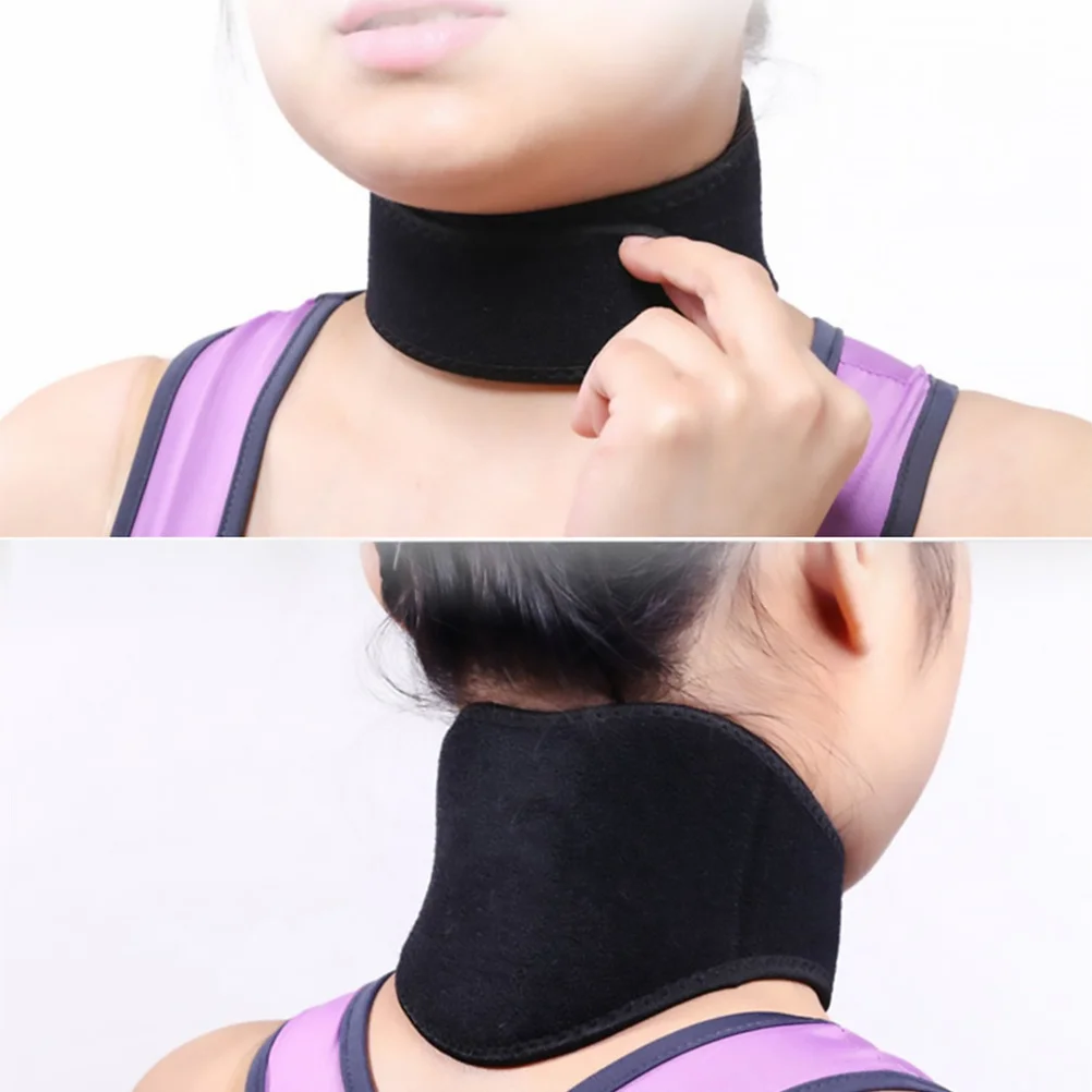 

1Pcs Neck Magnetic Wrap Brace Premium Fabric Comfortable Use Durable Support Blood Circulation Pain Relief Self Heating Therapy