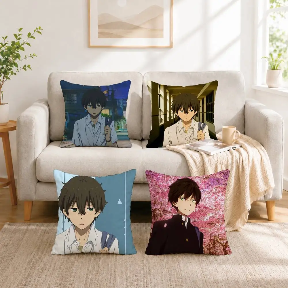 Наволочка A-Anime Hyouka Houtarou Oreki с двусторонней печатью, для спальни, прикроватная, для дивана, подарок
