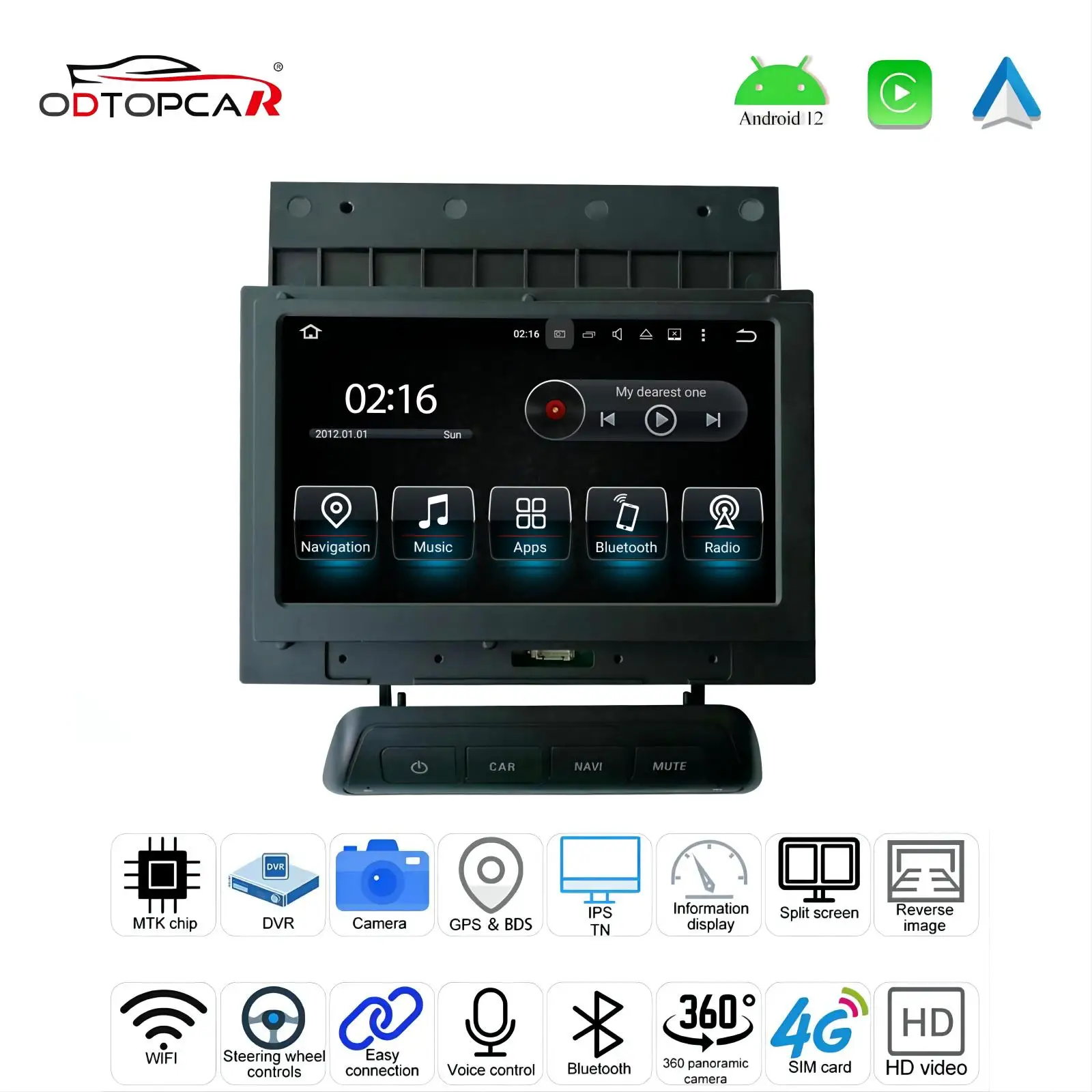 For Land Rover Freelander 2 Discovery Range Rover Radio Android Head Unit Bluetooth 7.0 inch Touch Screen Car Stereo 4G CarPlay