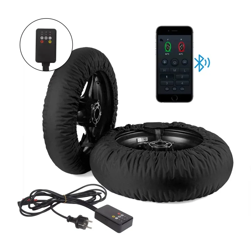

Xiangyin For Bluetooth Connectivity 120/190 Size Motorcycle Tire Warmer Temperature Control Heating Regulated Accessories