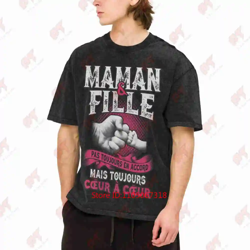 Mom And Daughter Duo Complice Vintage Washed Tee Pure Cotton T-Shirt