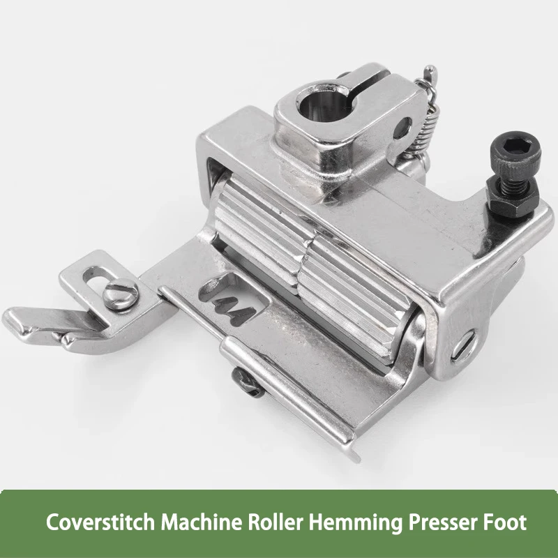 

Premium All-Steel W500-02 Roller Presser Foot for Coverstitch | 3-Needle 5-Thread Overlock Machine