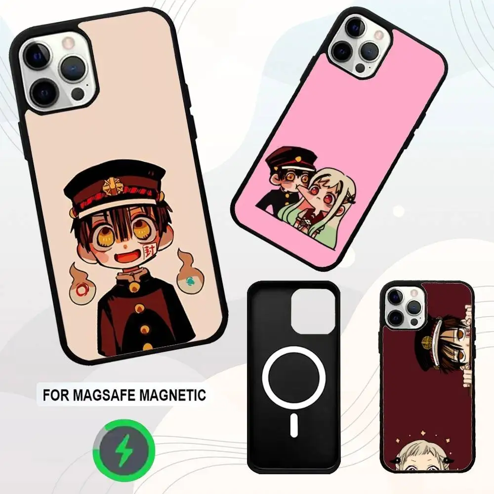 

H-Hanako kun Anime Phone Case For iPhone 16e,16,15,14,13,12,11,Plus,Pro,Max,Mini Magsafe Magnetic Wireless Charging