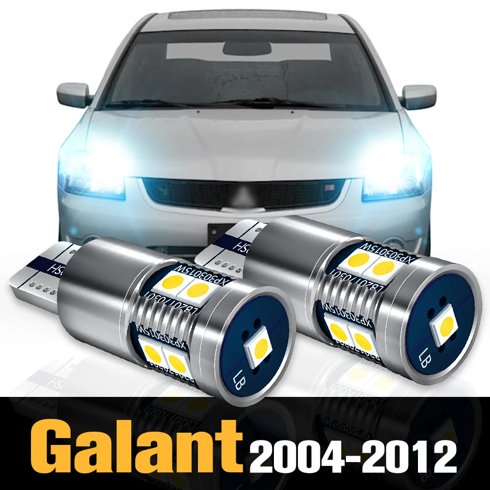 2 pçs canbus led luz de folga acessórios da lâmpada de estacionamento para mitsubishi galant 2004-2012 2005 2006 2007 2008 2009 2010 2011