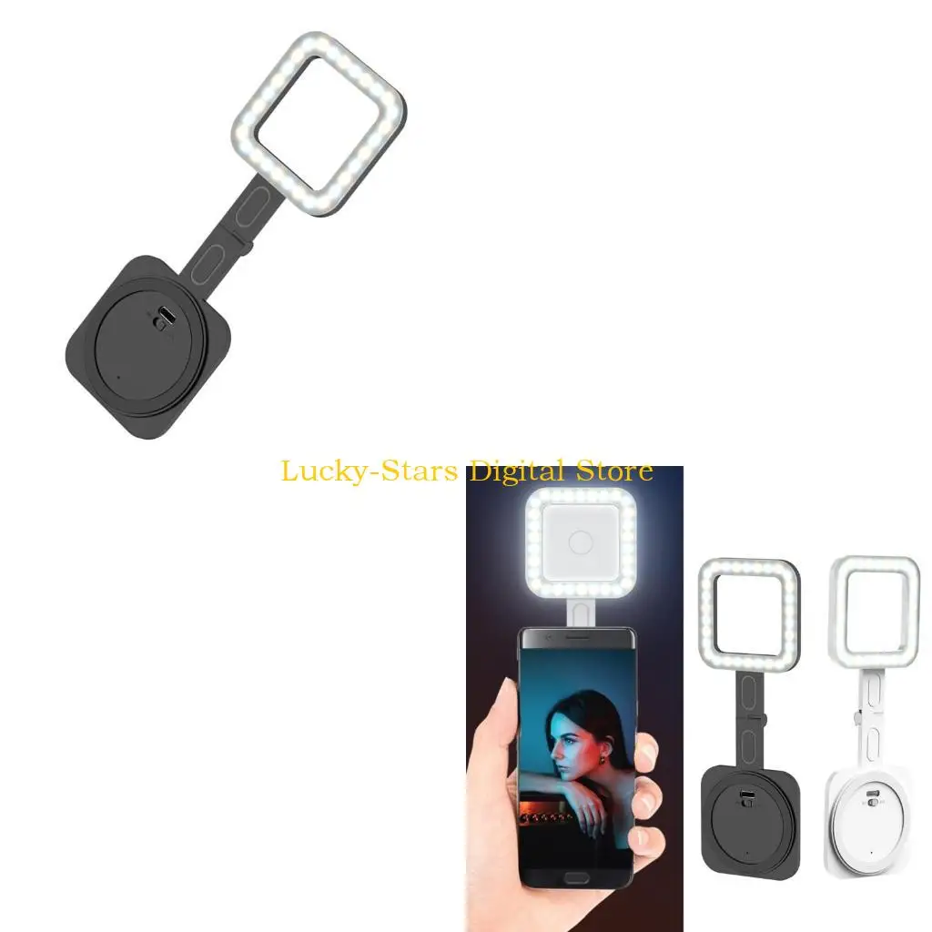 

T3EE Удобный для путешествий светодиодный светильник для телефона с магнитным фиксирующим освещением, подходящий для визажистов,