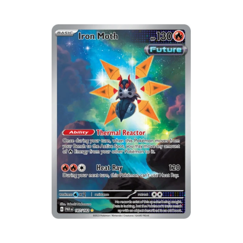 Pokemon Cards PTCG Paradox Rift PAR Minun Mewtwo Magby DIY Anime Game Characters English Version Self Made Collection Cards Toys