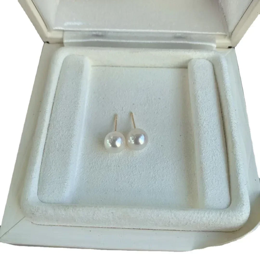 Seawater Pearl Stud Earrings, 925 Silver Stud Earrings, Women\'s Jewelry, Trendy Accessories