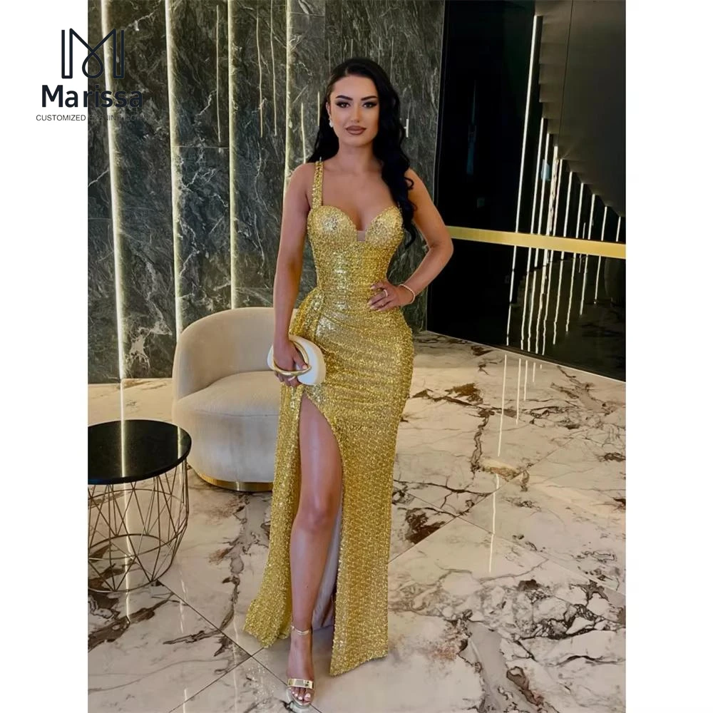 

Marissa Off-shoulder Women's Evening Dress Woman Bespoke Occasion Dresses for Special Occasions Custom Made Fish Tail Slit Prom