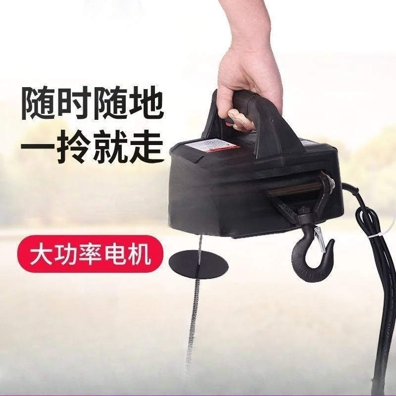 220Vhou small crane portable, small hoist 4