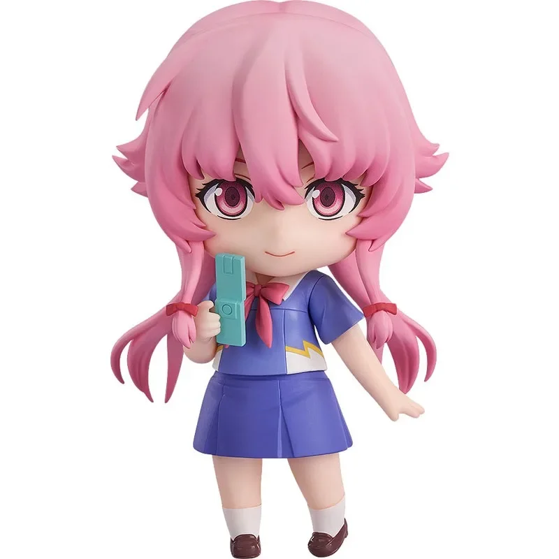 The Future Diary Gasai Yuno 100% Original genuine 10cm PVC Action Figure Anime Figure Model Toys Figure Collection Doll Gift