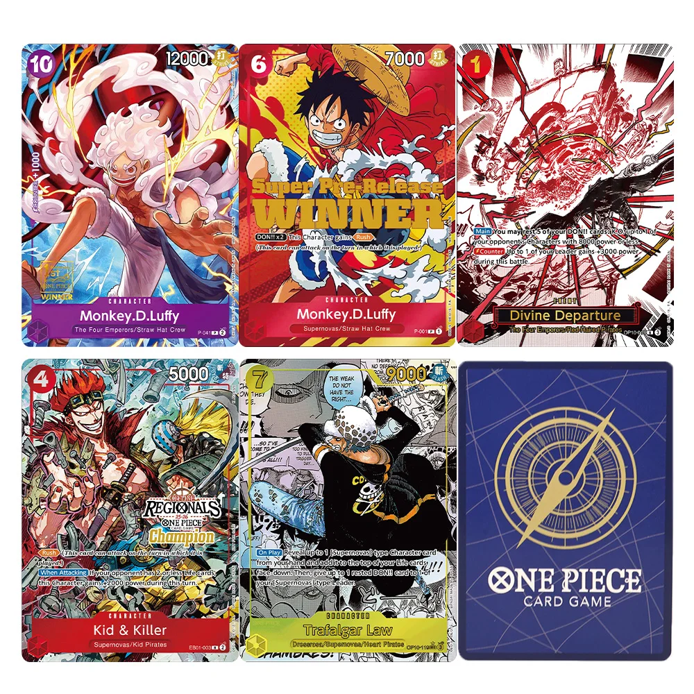 ONE PIECE Retro Wanted Poster Proxy Cards Sanji/Nami/Luffy/Ace/Sabo/Law Anime OPCG PTCG English Collectible Trading Cards