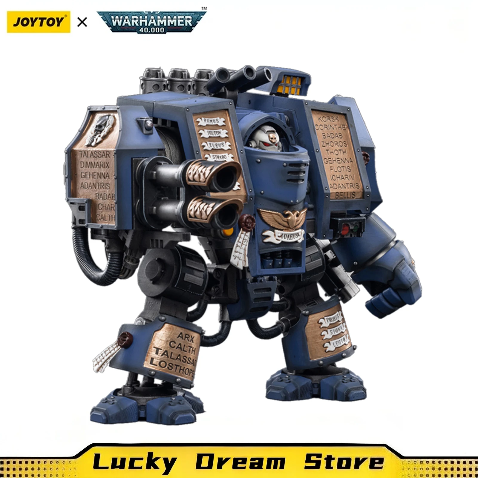 【JOYTOY】 1/18 figurine Warhammer 40K Ultramarines modèle militaire Vénérable Dreadnought