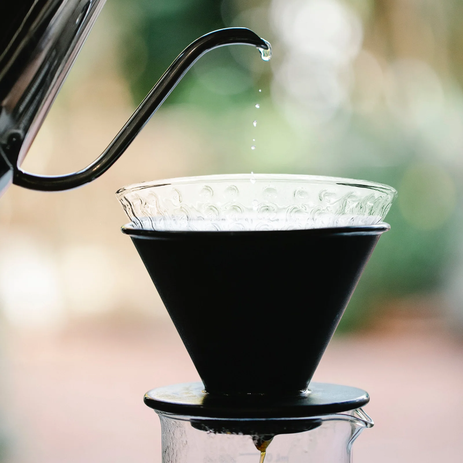 

Glass Coffee Filter Dripper Cup Premium Durable Coffee Funnel Funnel Perfect for Cups Mugs Porcelain High Temperature Fired