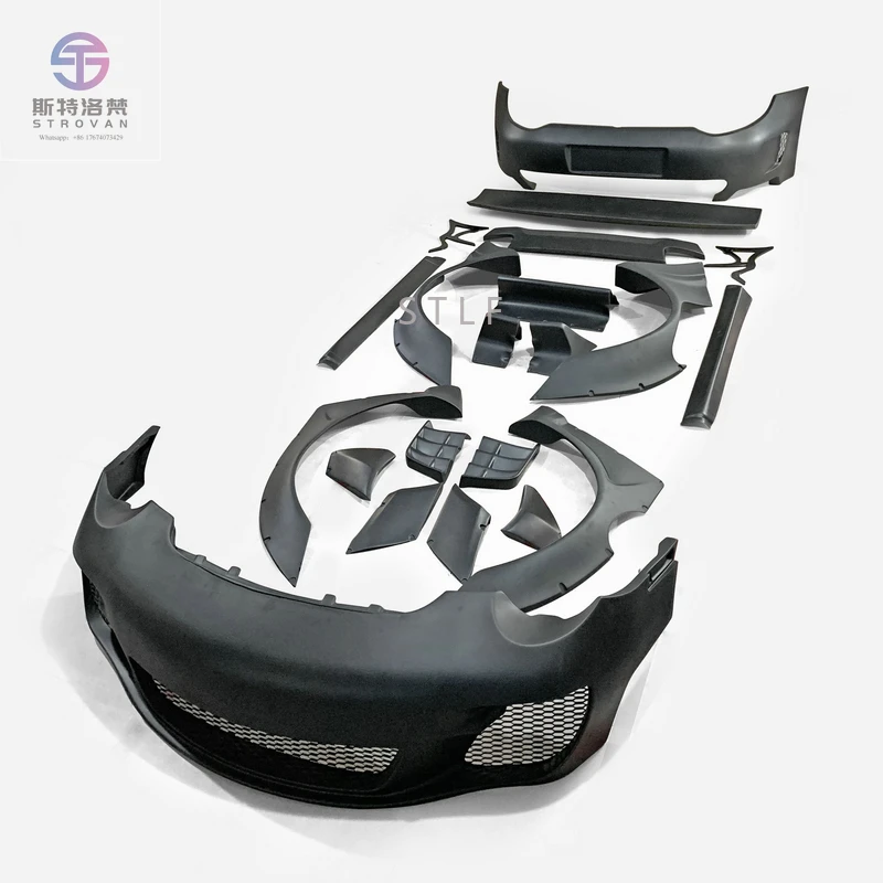 Fits 911 997 lb style wide body car bumper trunk spoiler