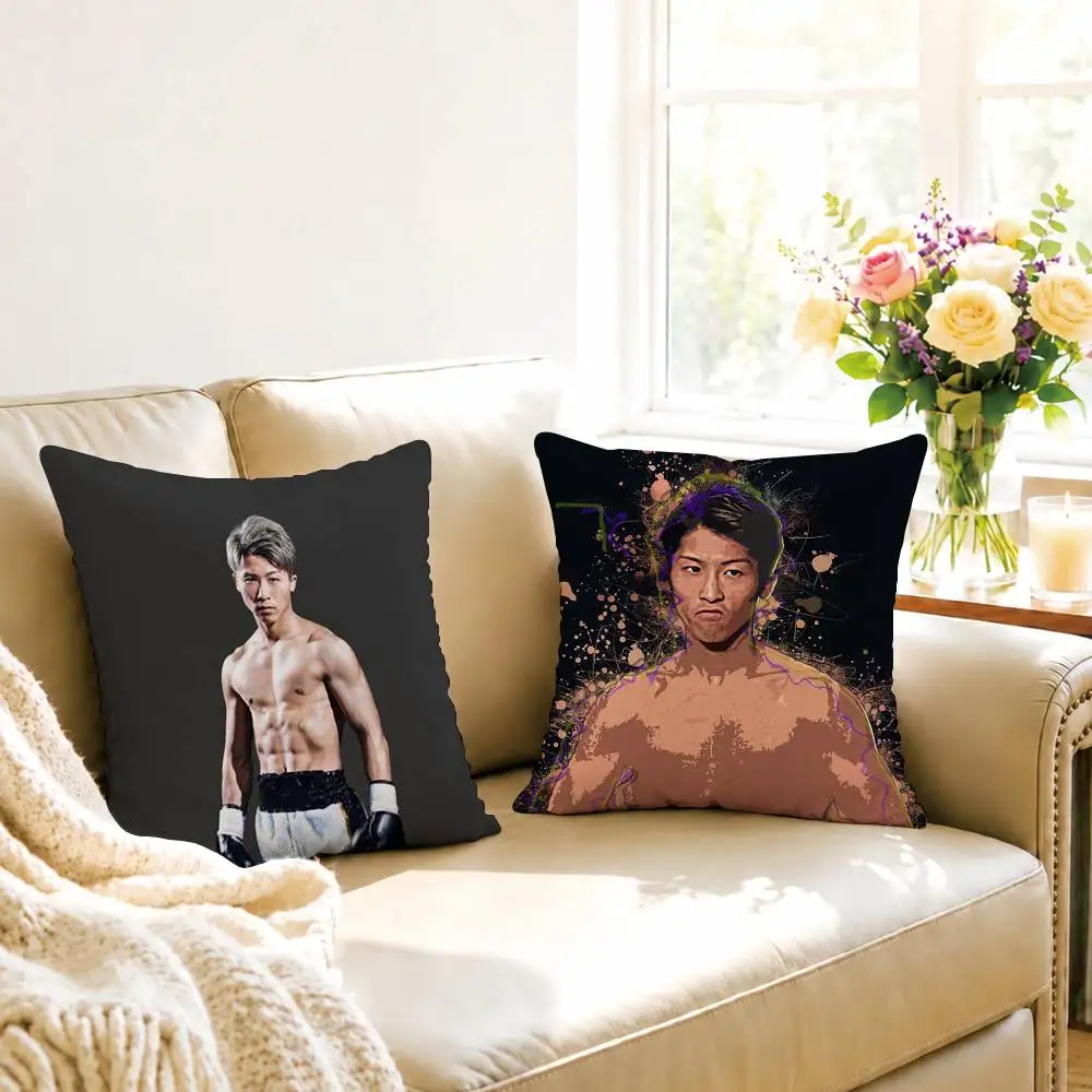 P-Professional B-Boxer Naoya Inoue Pillow Case Square Double-Sided Sofa Cushion Cover Bedroom Bedside Pillow Gift