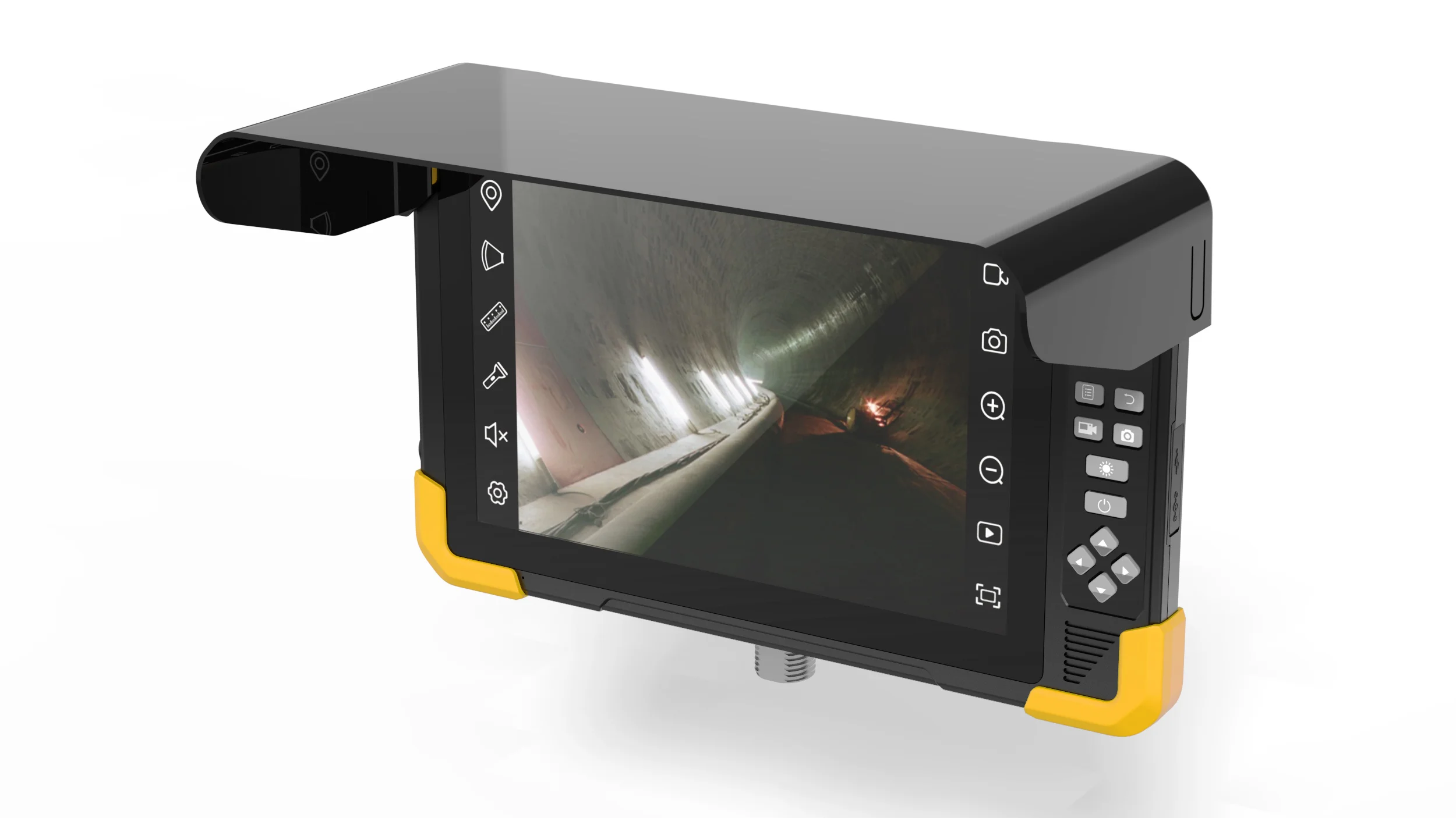 3rdeye New 10.1inch Rugged IP63 Dust-proof  4K  Capacitive Touch Screen DVR Industrial Monitor for Welding/Pipeline Usage