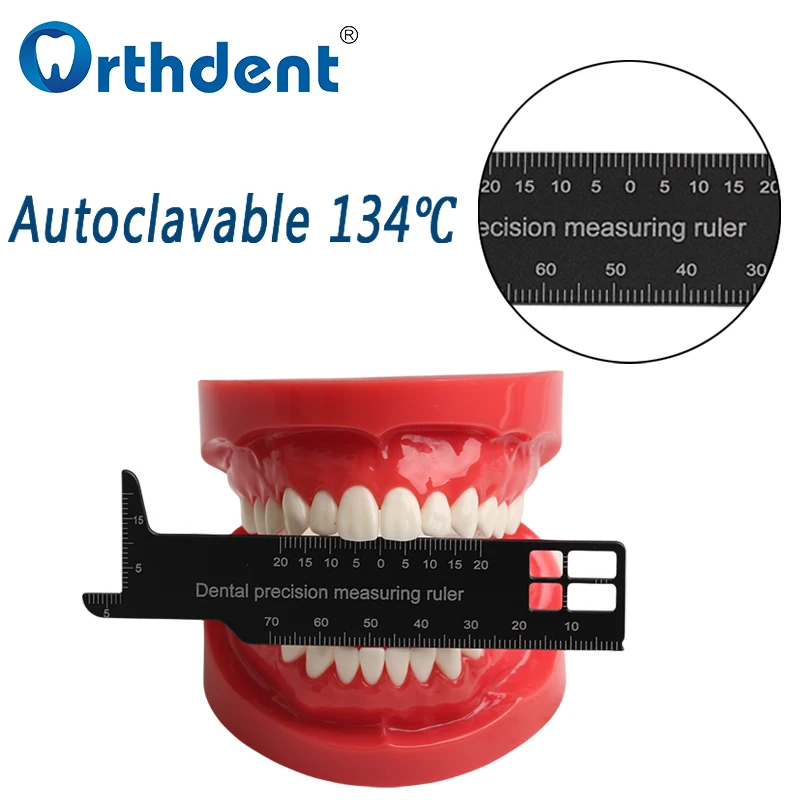 1 szt. Precyzyjny miernik dentystyczny Ortodontyczny przyrząd do pomiaru stomatologii fotograficznej