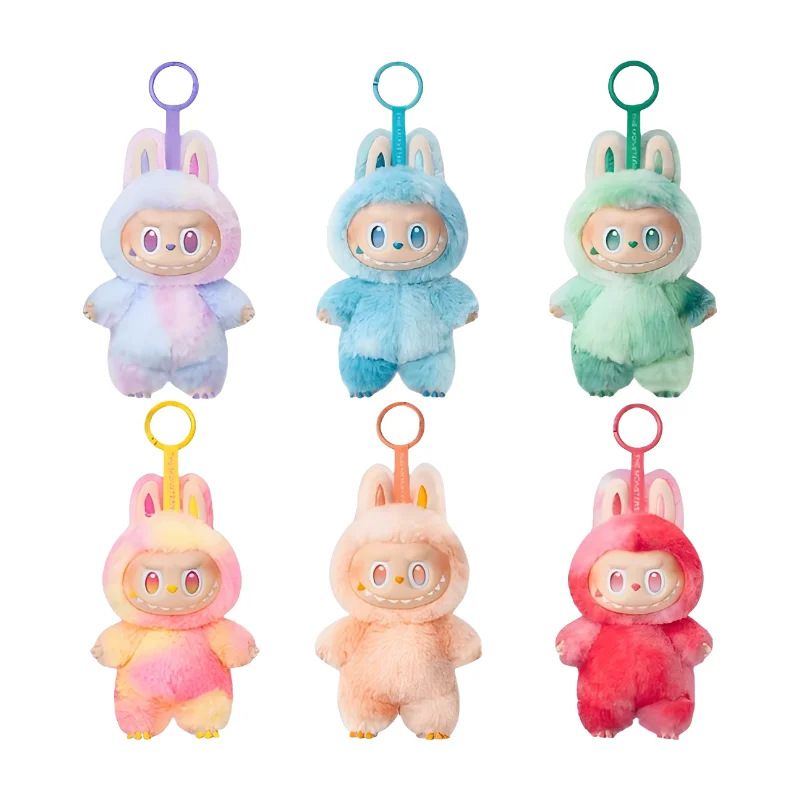 THE MONSTERS 3.0 Vinyl Plush Keychain Blind Box Labubu Collectible Art Toy Fashion Gift For Trendy Toy Lovers Cute Bag Pendant