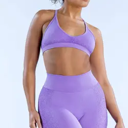 No Logos Ignite Cross Back Sports Bra Tight Yoga Women's Band Cross Back Sports Quick Dry Fitness  Clothing Top Sexy New Halter