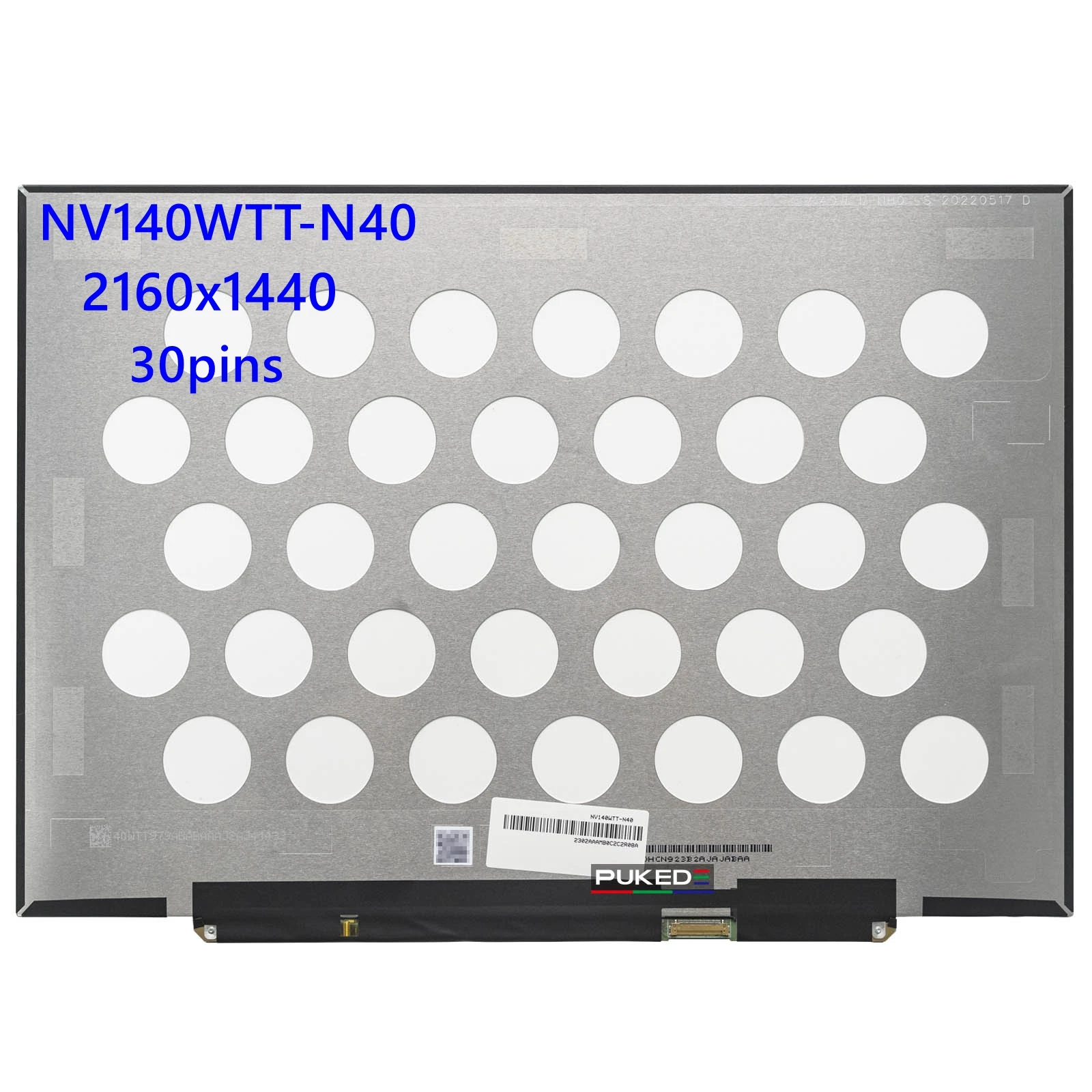 

14.0'' Laptop LCD Screen NV140WTT-N40 TV140WTM-NH0 P140ZKB-BZ1 for Realme Book RMNB1001 IPS Panel matrix 2160x1440 30pins