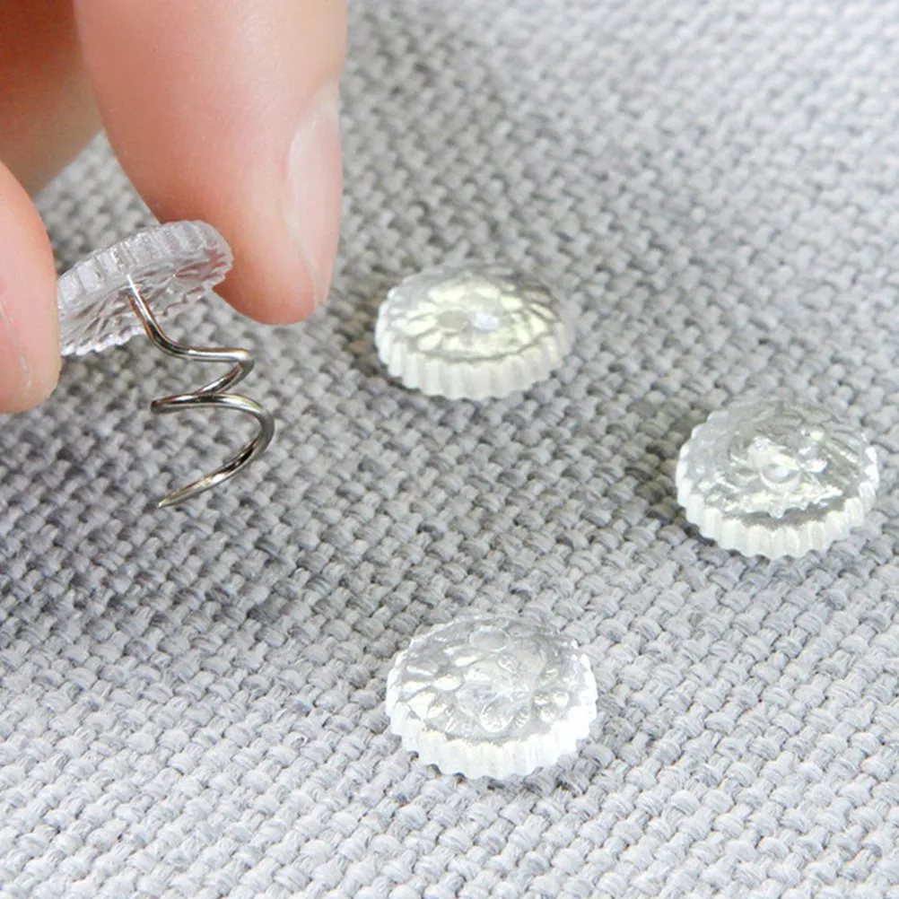 20Pcs Fixed Nails Transparent Bed Sheet Clip Fixer Sofa Cushion Quilt Holder Blanket Pins Fabric Fastener Non-Marking Secure