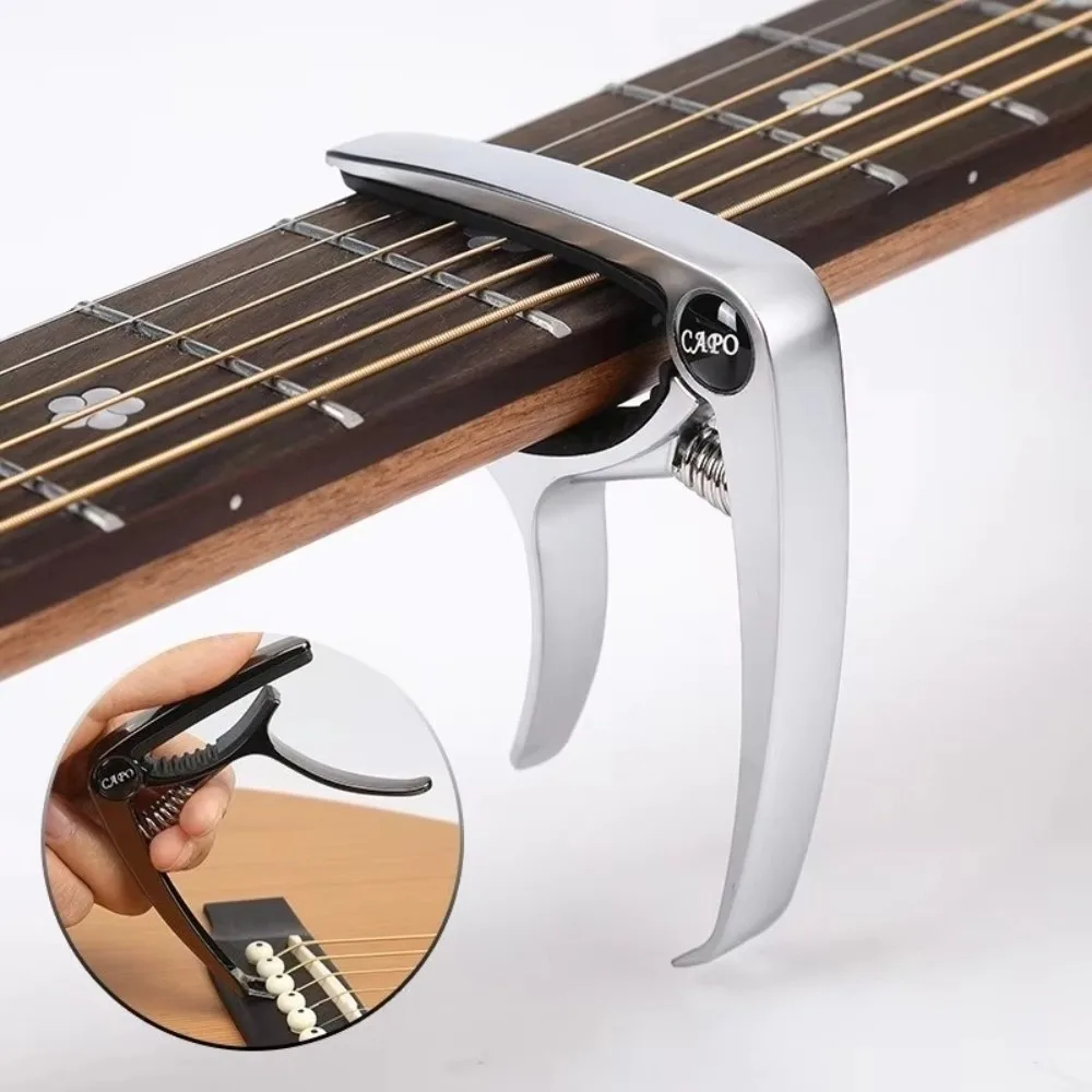 Excellent Guitar Capo Adjustment Clip Metal Durable Tuning Easy Clamp Precise for Acoustic Electric Guitar Guitar Tuner Clip
