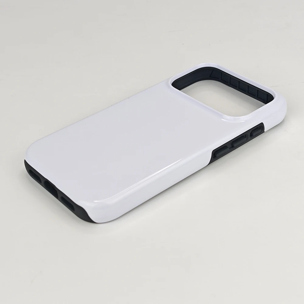 10 szt. 2 w 1 Puste etui z folią do sublimacji 3D na iPhone 17 17Pro 17 Air 17 ProMax 16 do druku termotransferowego, wytrzymała tylna obudowa — zdjęcie produktu 4