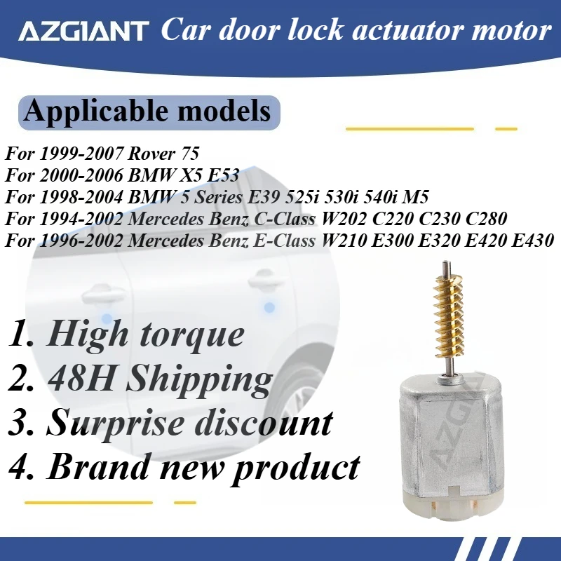 AZGIANT 20005 3D1314 Car door lock motor for Rover 75/BMW X5 E53/BMW 5 Series E39 525i 530i 540i M5 New replacement parts OEM