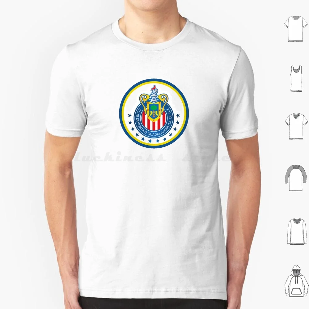 Chivas Classic T Shirt Cotton Men Women Diy Print Guadalajara Club Deportivo Guadalajara Guadalajara Futbol Guadalajara Futbol